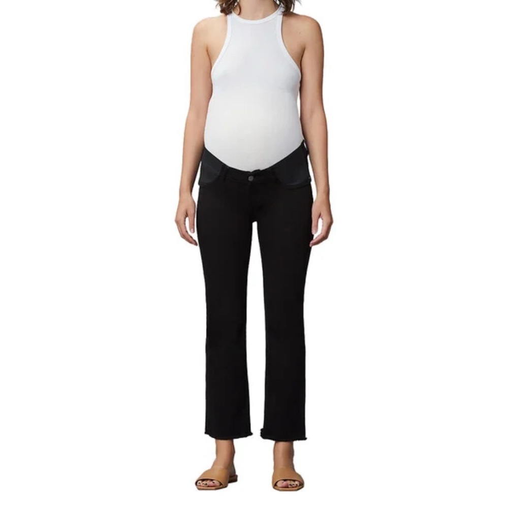 Women’s Patti straight fit maternity jean; black